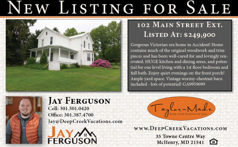 NEW LISTING- 102 MAIN STREET EXT, ACCIDENT