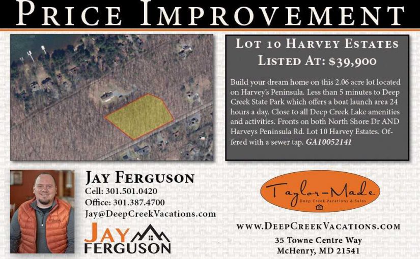 Lot 10 Harvey Estates Price Improvement