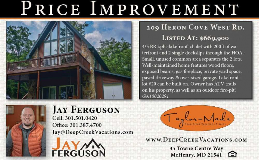 209 Heron Cove West Price Improvement